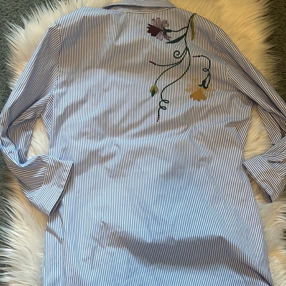 Philosophy Dress Shirt Dress with Embroidery - Picture 5 of 5